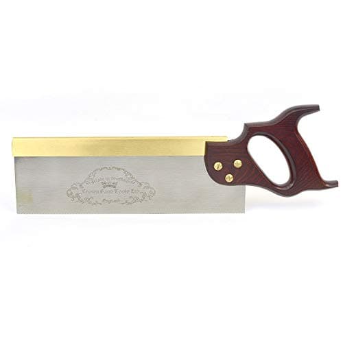 Crown Hand Tools Crown 195 Tenon Saw, 12 in 13 TPI Brass Back