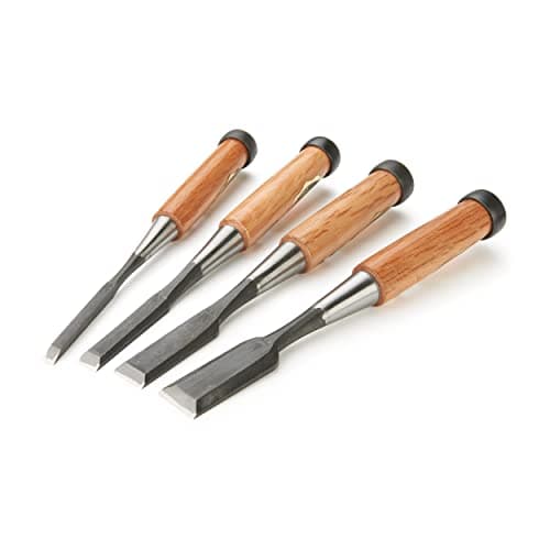 Ioroi Ioroi Japanese Bench Chisel Set, 4 Piece (Oire Nomi)