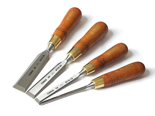 Narex Narex Czech Steel Premium Chisels, 4 Piece Hornbeam