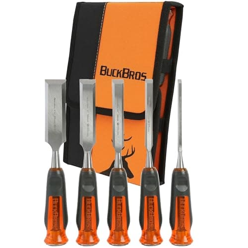 Buck Bros Buck Bros. Wood Chisel Set, 5 Piece Full Tang