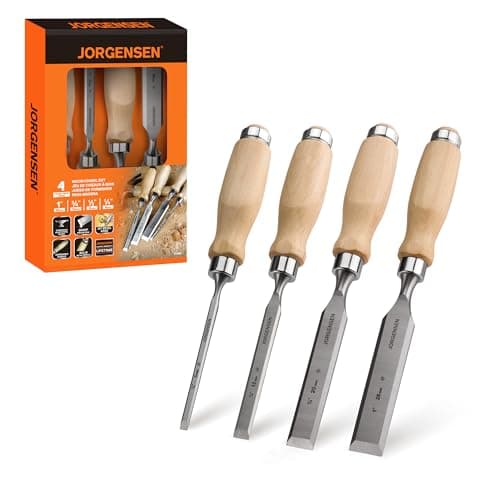 Jorgensen Jorgensen Wood Chisel Set, 4 Piece