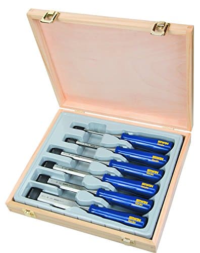 Irwin Marples Blue Chip Bevel Edge Chisels, Set of 6